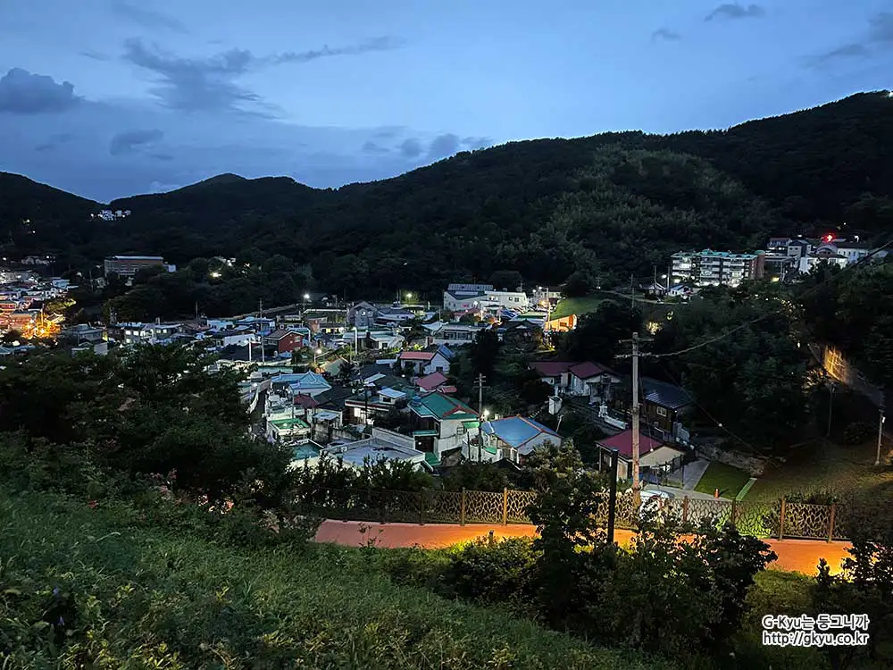 서피랑 공원 길