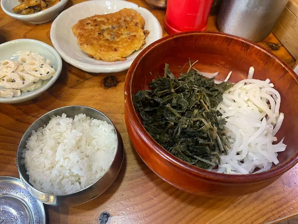 강화 마니산 산채 비빔밥