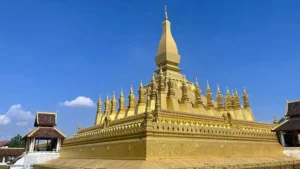 라오스 비엔티안 탓 루앙 전경