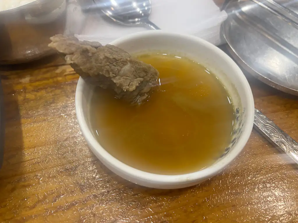 강원도 평창한우다래 갈비탕 고기