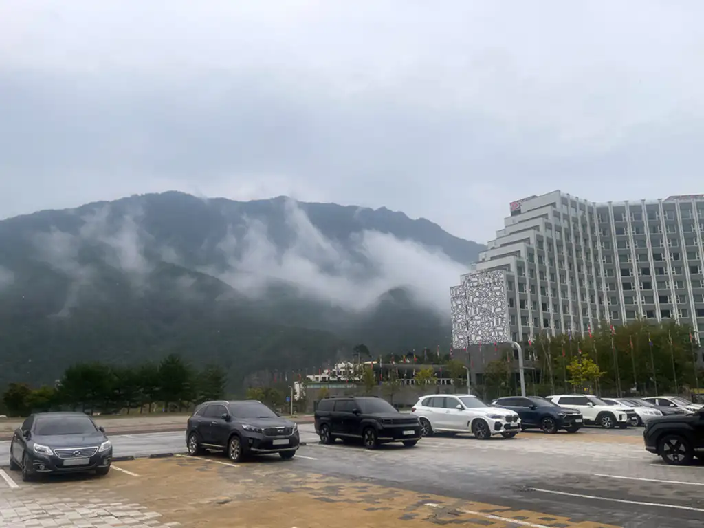 가리왕상 케이블카 주차장