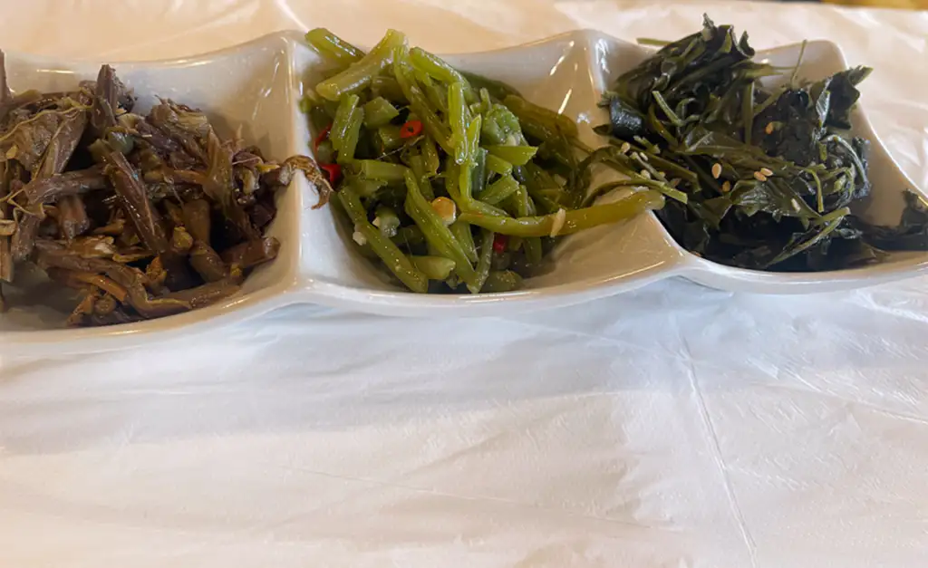 옥산장 돌과 이야기 밑반찬 2