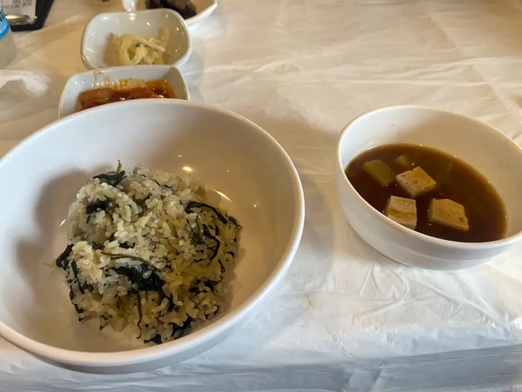 옥산장 돌과 이야기 곤드레 밥