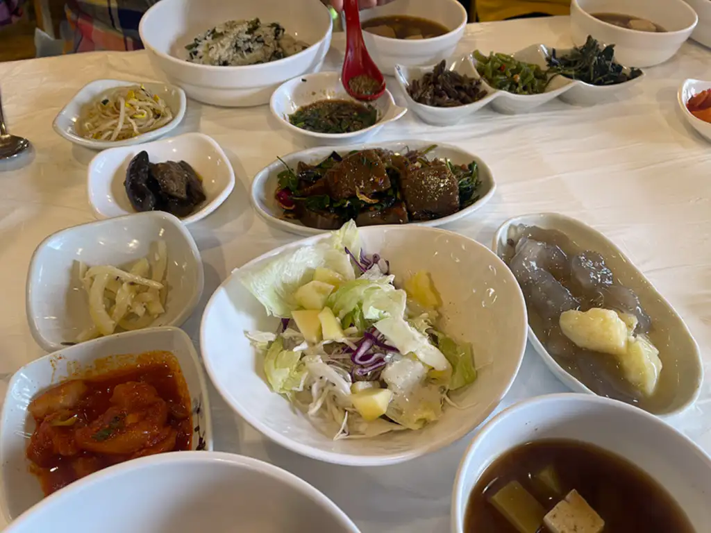 옥산장 돌과 이야기 밑반찬 4
