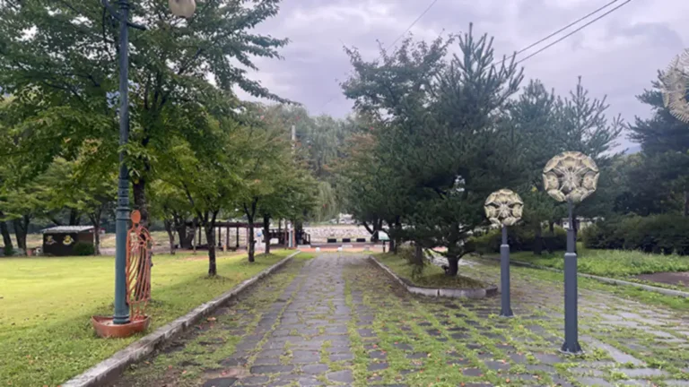 아우라지 유원지 입구