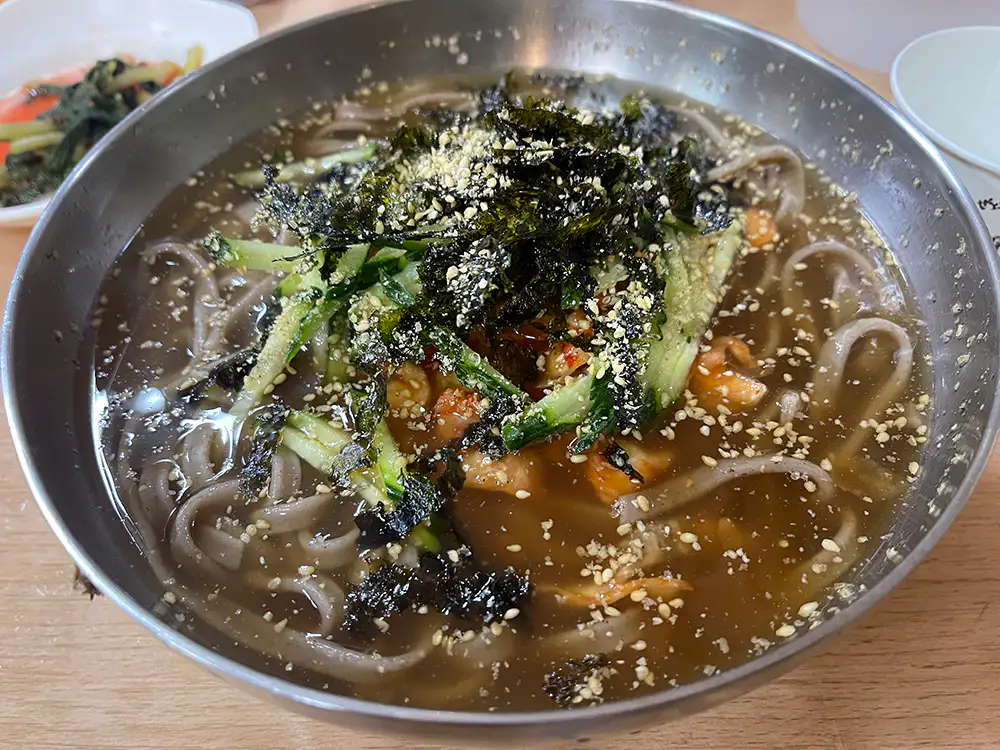 정선 아리랑 시장 회동집 콧등치기국수(냉)