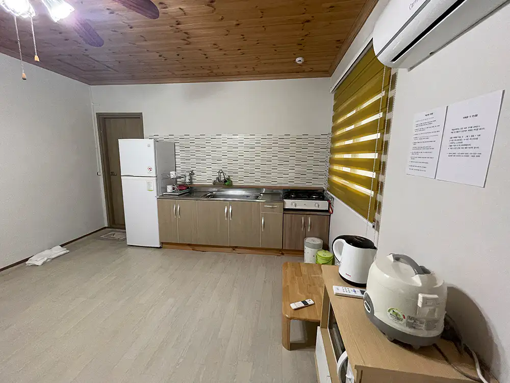 정선 동강 할미꽃 펜션 주방