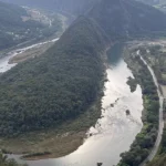 병방치 스카이 워크에서 본 풍경