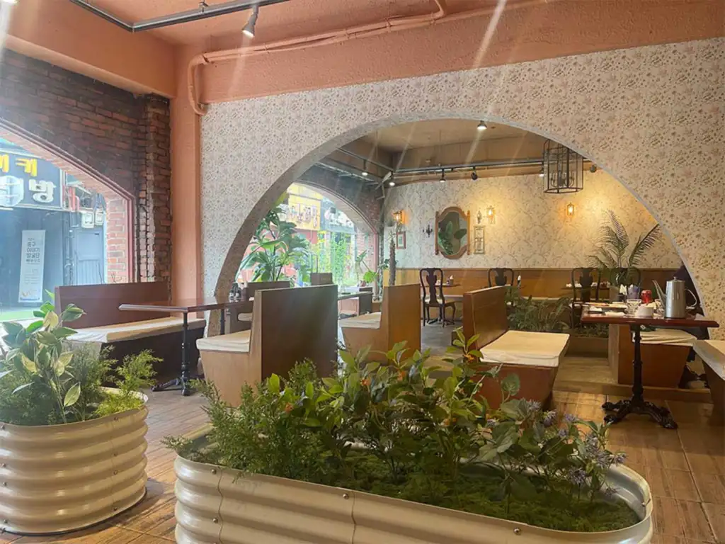 이집트 경양식 내부