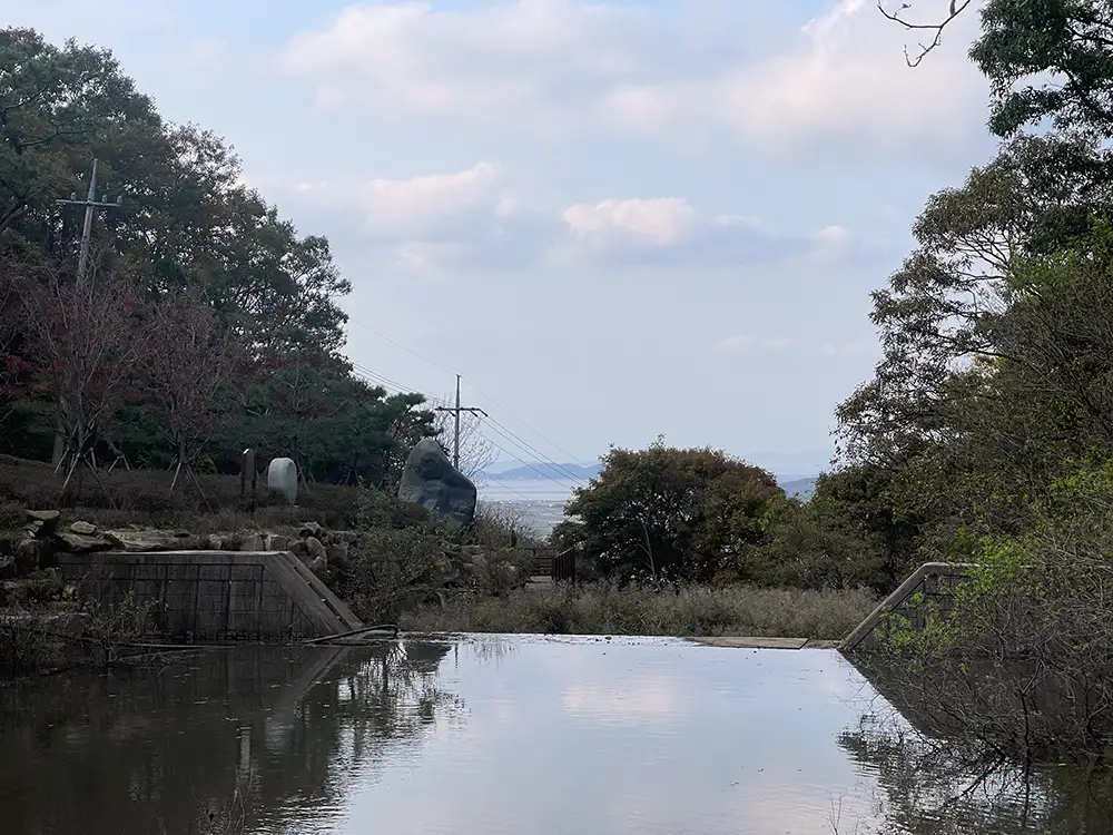 강화 석모도 수목원에서 내려 오는 길