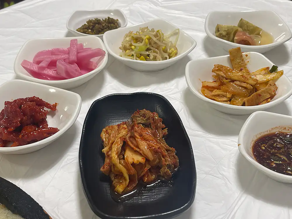 주천 묵집 밑반찬