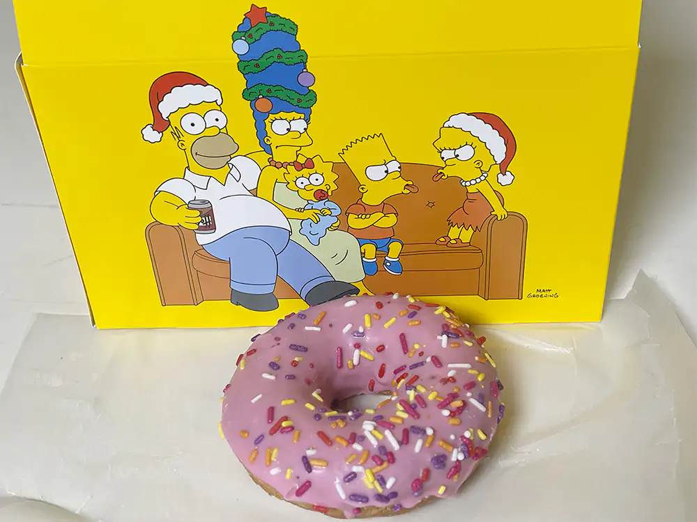 던킨 심슨 핑크 도넛