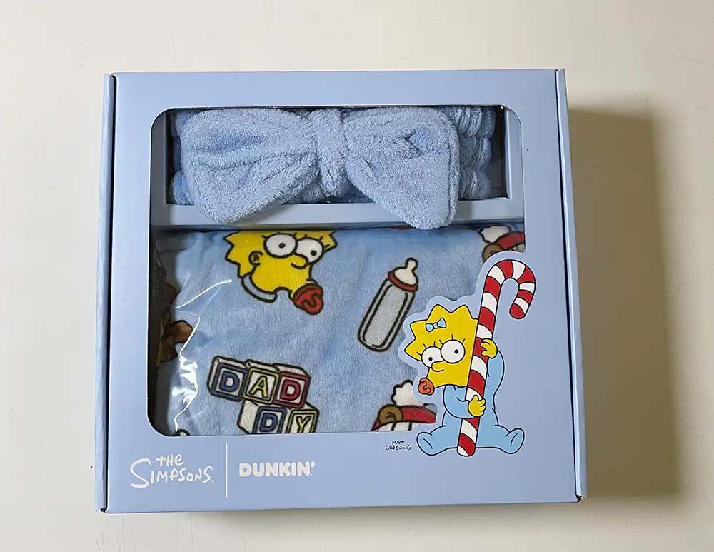던킨 심슨 홈웨어 상자