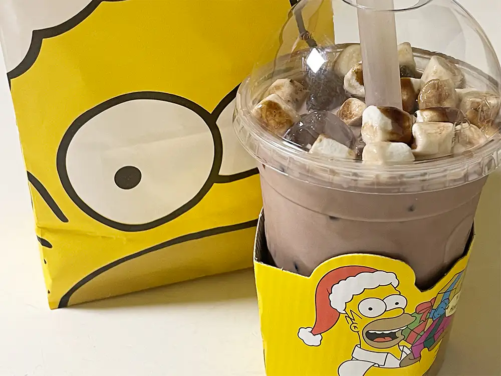 던킨 심슨 마시멜로 아이스 초코