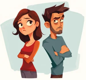 남자 친구와 대화