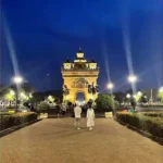 라오스 비엔티안 빠뚜싸이 전경