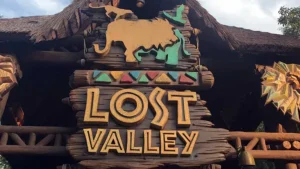 에버랜드 로스트 밸리 간판