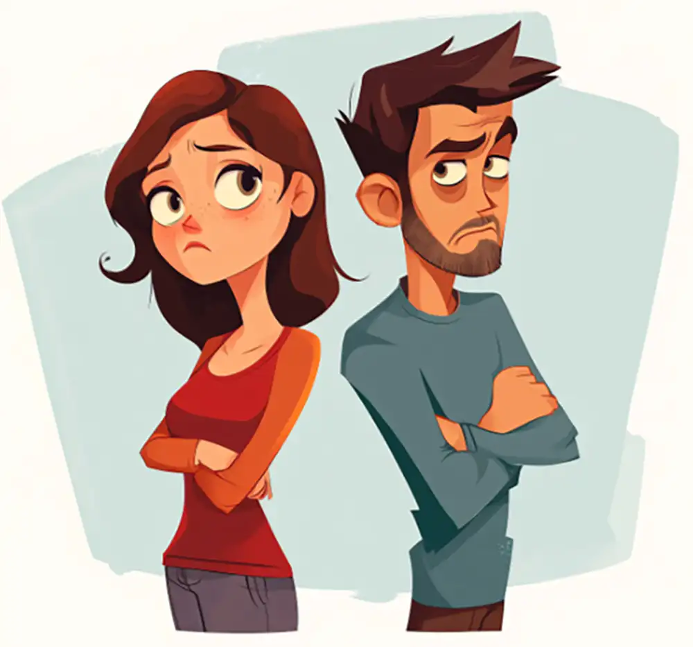 남자 친구와 대화